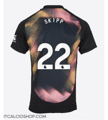 Leicester City Oliver Skipp #22 Seconda Maglia 2024-25 Manica Corta